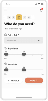 Talent app preview 1